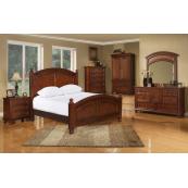 Cape Cod Panel Bed Suite in Chocolate